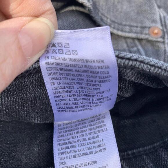 American Eagle Mens Airflex 360 Medium Wash Distressed Black Jeans W33 L32​​​ - Picture 5 of 11